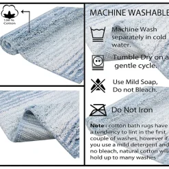 Home Weavers Inc Gradiation Quick Dry Bath Rug