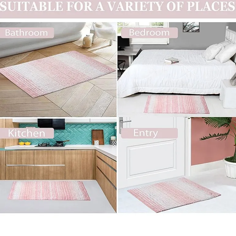 Home Weavers Inc Gradiation Quick Dry Bath Rug