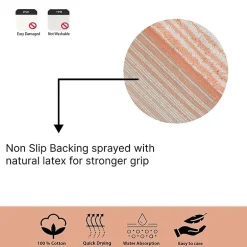 Home Weavers Inc Gradiation Quick Dry Bath Rug