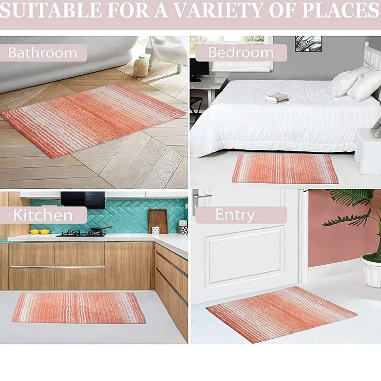 Home Weavers Inc Gradiation Quick Dry Bath Rug