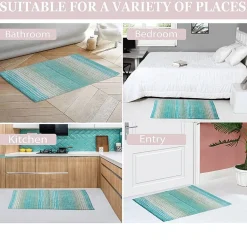 Home Weavers Inc Gradiation Quick Dry Bath Rug