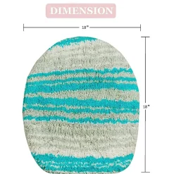 Home Weavers Inc Gradiation Toilet Lid Cover