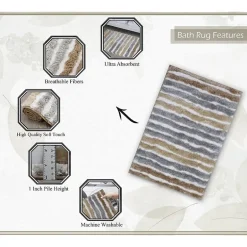 Home Weavers Inc Impression Bath Rug