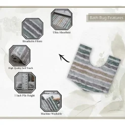 Home Weavers Inc Impression Bath Rug
