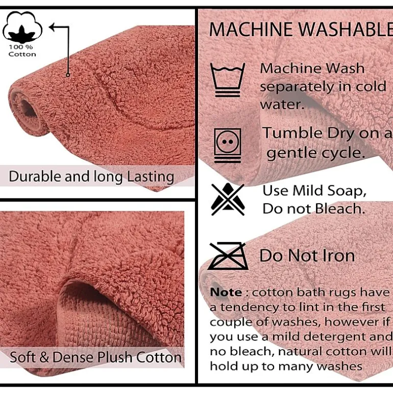 Home Weavers Inc Waterford 3-pc. Quick Dry Bath Rug Set