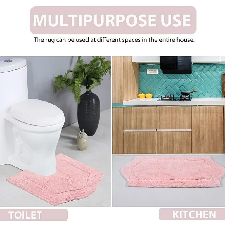 Home Weavers Inc Waterford 3-pc. Quick Dry Bath Rug Set