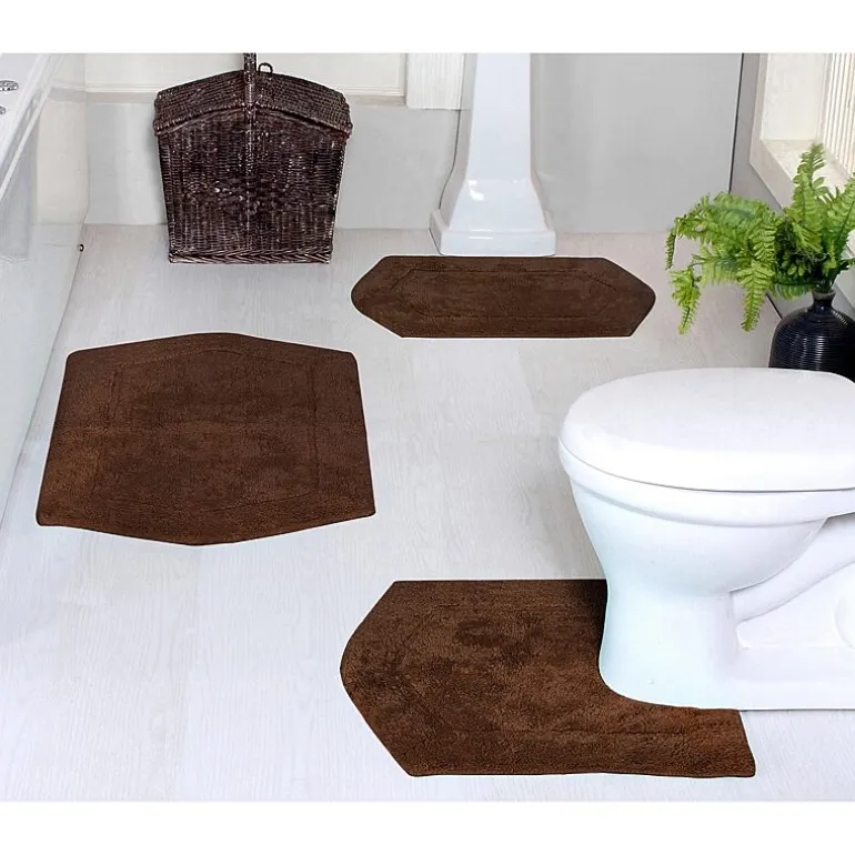 Home Weavers Inc Waterford 3-pc. Quick Dry Bath Rug Set