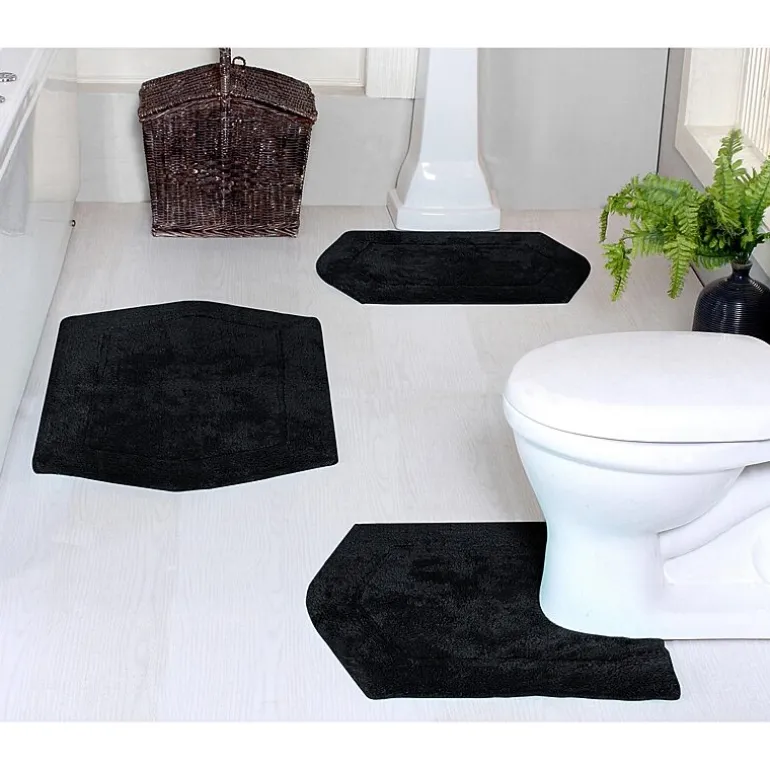 Home Weavers Inc Waterford 3-pc. Quick Dry Bath Rug Set