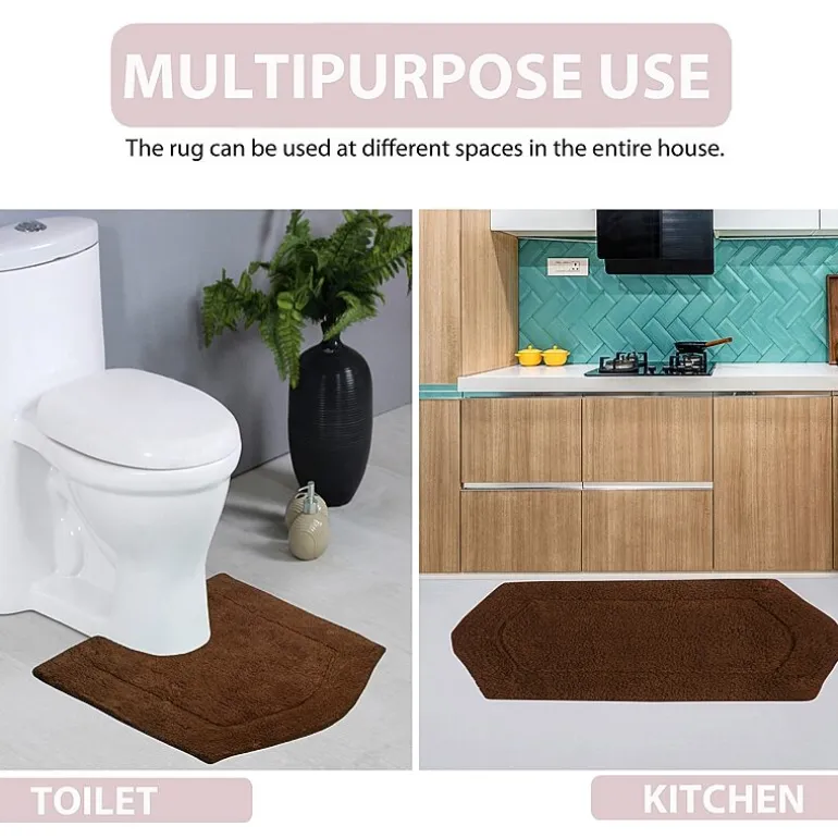 Home Weavers Inc Waterford 3-pc. Quick Dry Bath Rug Set