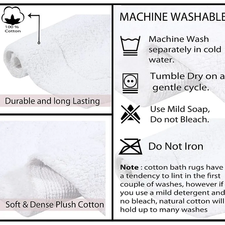 Home Weavers Inc Waterford 3-pc. Quick Dry Bath Rug Set
