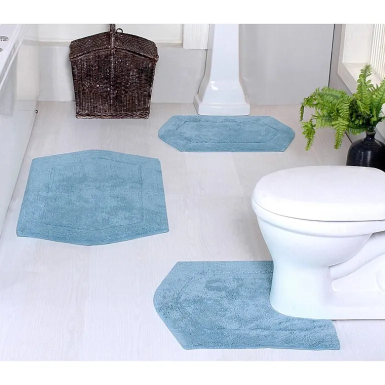 Home Weavers Inc Waterford 3-pc. Quick Dry Bath Rug Set