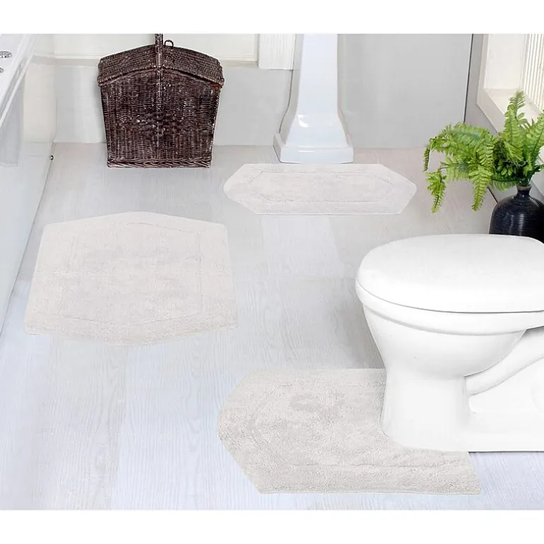 Home Weavers Inc Waterford 3-pc. Quick Dry Bath Rug Set