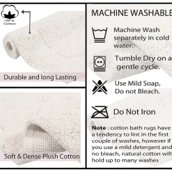 Home Weavers Inc Waterford 3-pc. Quick Dry Bath Rug Set