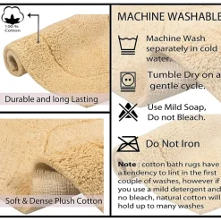 Home Weavers Inc Waterford 3-pc. Quick Dry Bath Rug Set