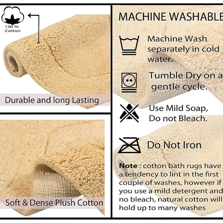 Home Weavers Inc Waterford 3-pc. Quick Dry Bath Rug Set
