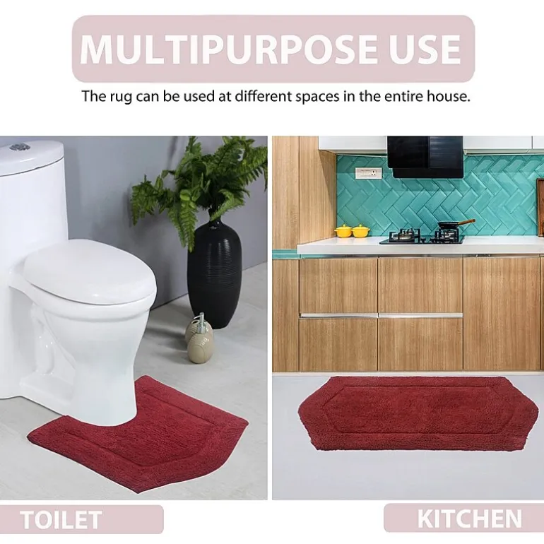 Home Weavers Inc Waterford 3-pc. Quick Dry Bath Rug Set