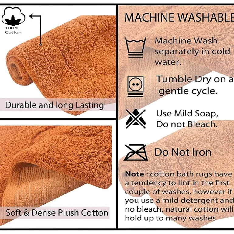 Home Weavers Inc Waterford 3-pc. Quick Dry Bath Rug Set