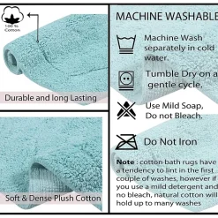 Home Weavers Inc Waterford 3-pc. Quick Dry Bath Rug Set