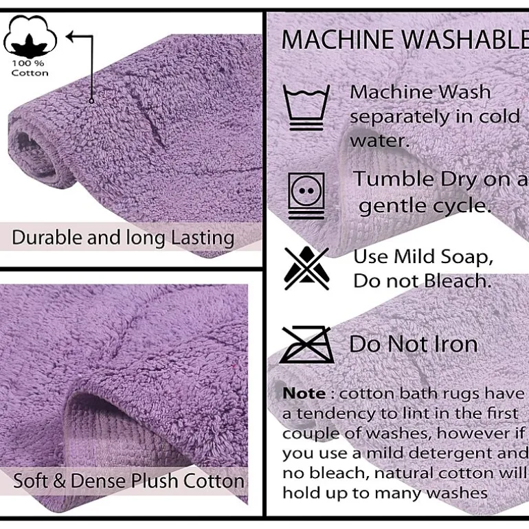 Home Weavers Inc Waterford 3-pc. Quick Dry Bath Rug Set