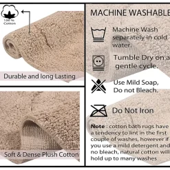 Home Weavers Inc Waterford 3-pc. Quick Dry Bath Rug Set