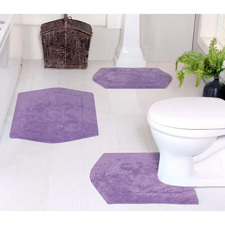 Home Weavers Inc Waterford 3-pc. Quick Dry Bath Rug Set