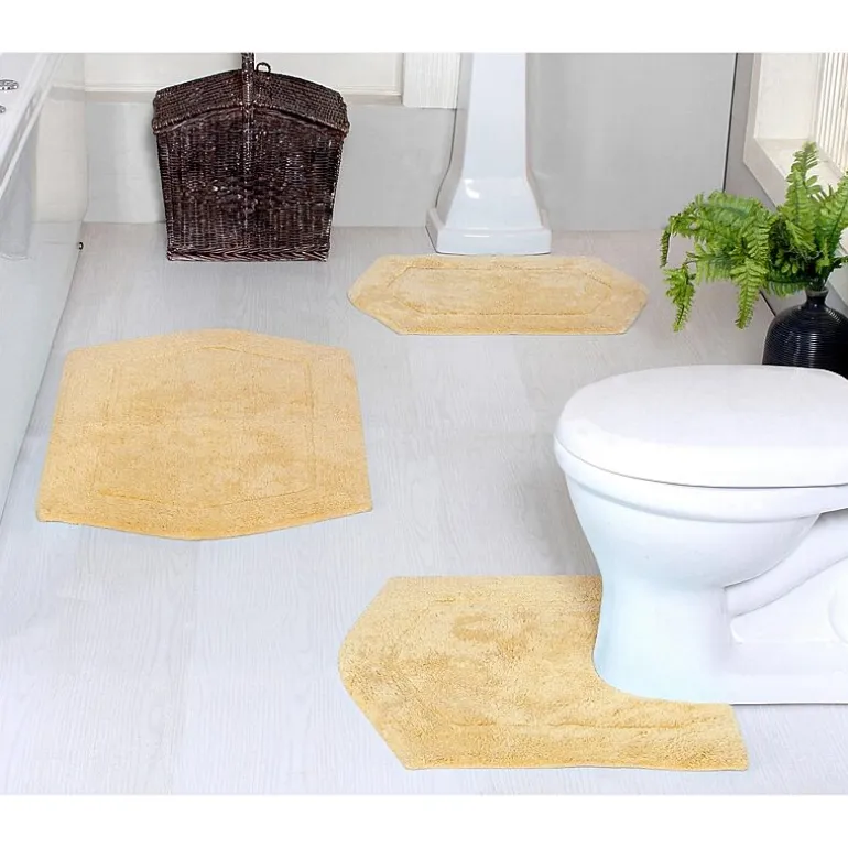 Home Weavers Inc Waterford 3-pc. Quick Dry Bath Rug Set