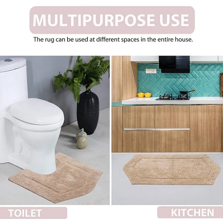 Home Weavers Inc Waterford 3-pc. Quick Dry Bath Rug Set