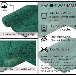 Home Weavers Inc Waterford 3-pc. Quick Dry Bath Rug Set