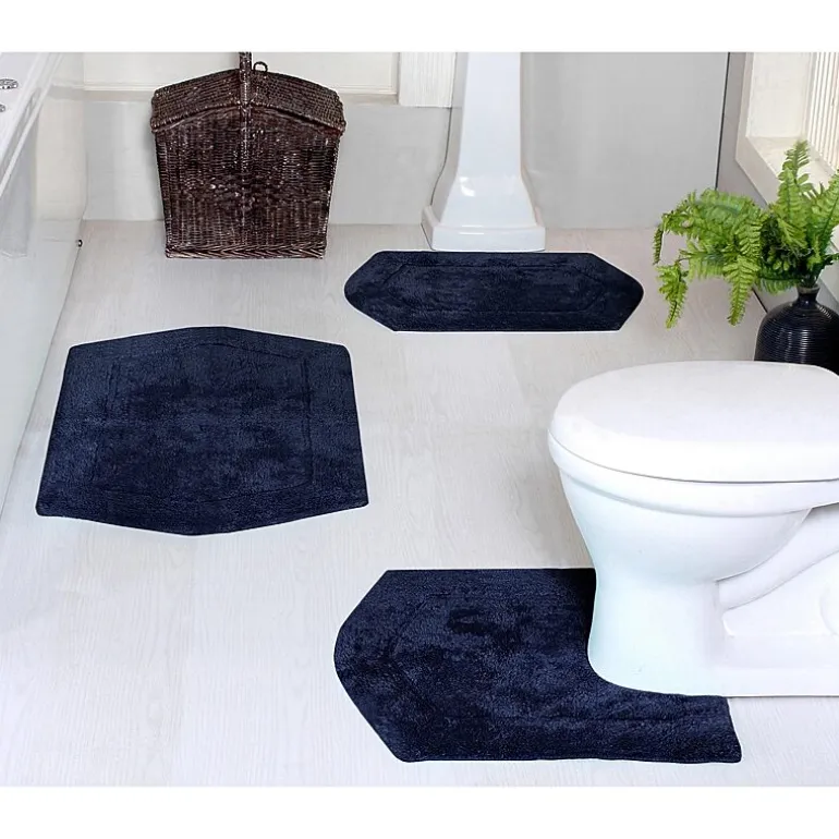 Home Weavers Inc Waterford 3-pc. Quick Dry Bath Rug Set
