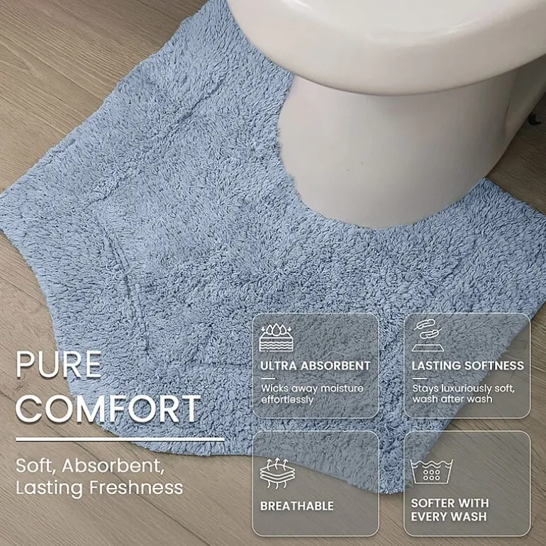 Home Weavers Inc Waterford Quick Dry 20X20 Inch Bath Rug
