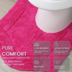 Home Weavers Inc Waterford Quick Dry 20X20 Inch Bath Rug