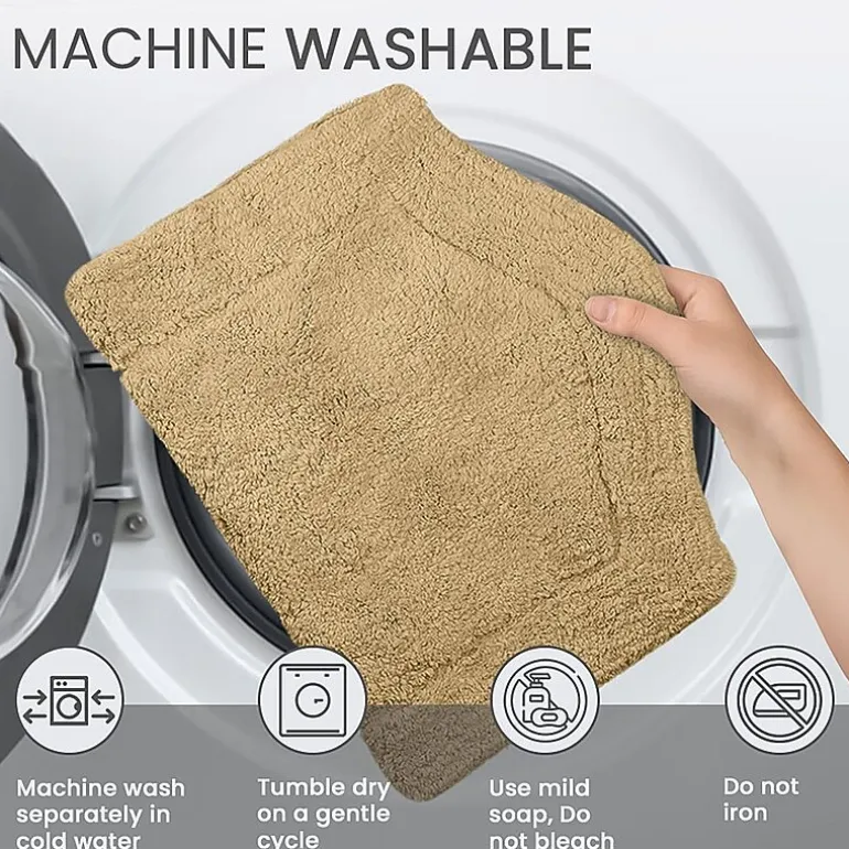 Home Weavers Inc Waterford Quick Dry 20X20 Inch Bath Rug
