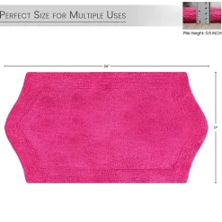 Home Weavers Inc Waterford Quick Dry 17X24 Inch Bath Rug