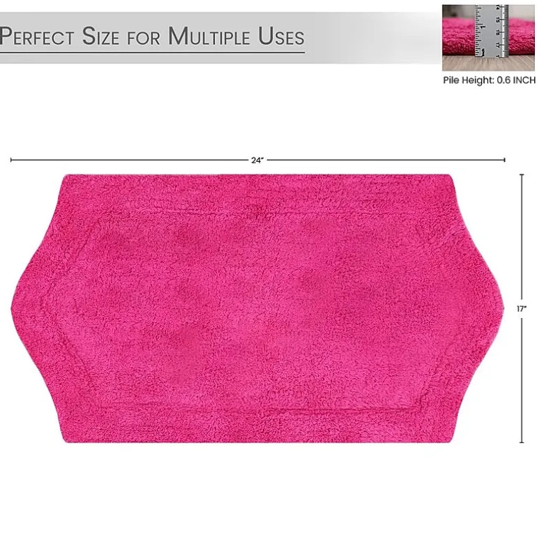 Home Weavers Inc Waterford Quick Dry 17X24 Inch Bath Rug