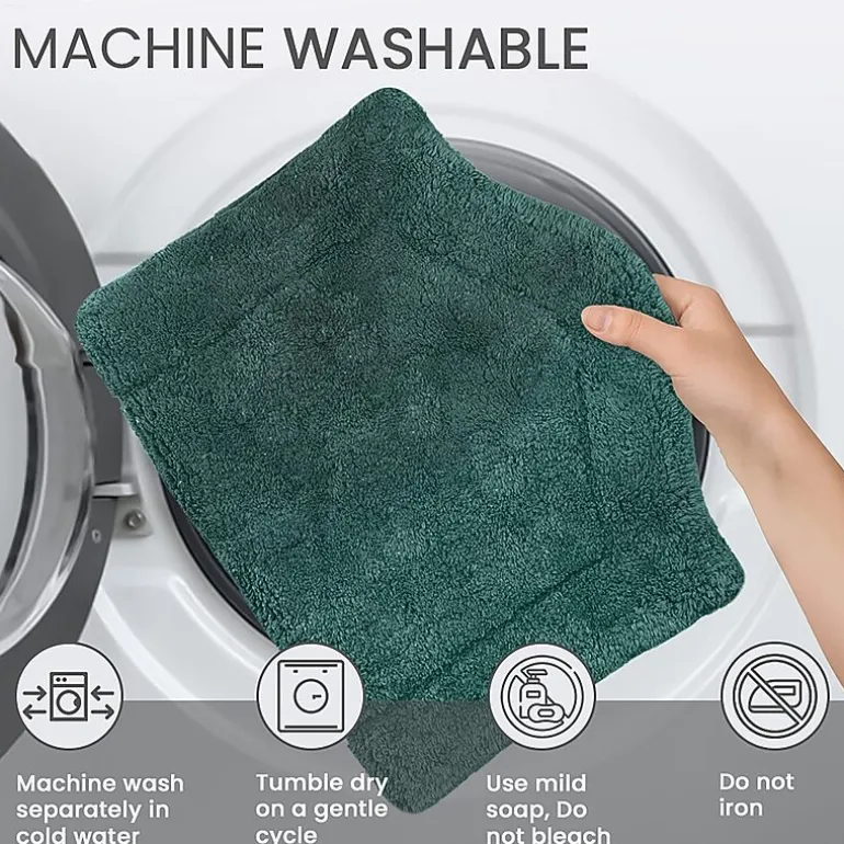 Home Weavers Inc Waterford Quick Dry 17X24 Inch Bath Rug
