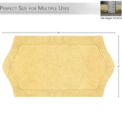 Home Weavers Inc Waterford Quick Dry 17X24 Inch Bath Rug