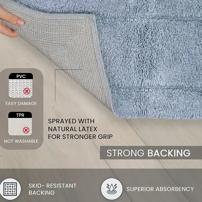 Home Weavers Inc Waterford Quick Dry 17X24 Inch Bath Rug