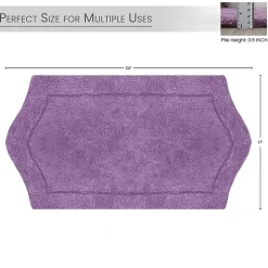 Home Weavers Inc Waterford Quick Dry 17X24 Inch Bath Rug