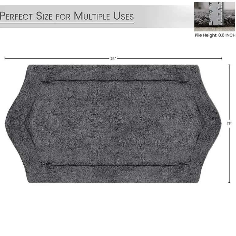 Home Weavers Inc Waterford Quick Dry 17X24 Inch Bath Rug