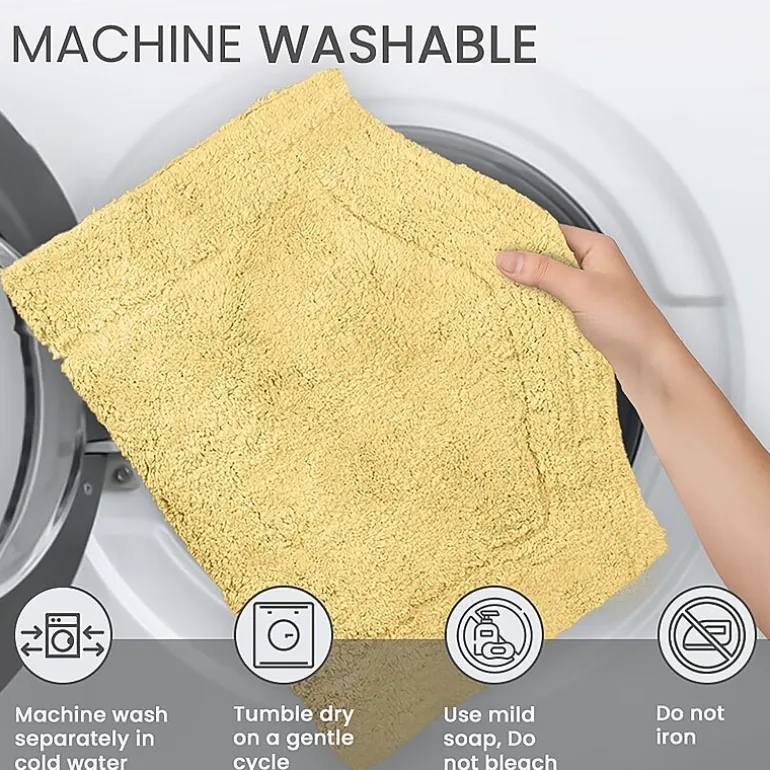 Home Weavers Inc Waterford Quick Dry 17X24 Inch Bath Rug