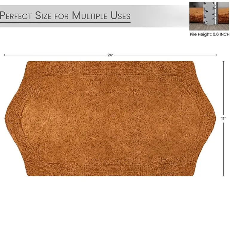 Home Weavers Inc Waterford Quick Dry 17X24 Inch Bath Rug