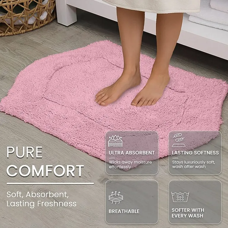 Home Weavers Inc Waterford Quick Dry 17X24 Inch Bath Rug