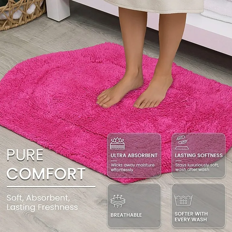 Home Weavers Inc Waterford Quick Dry 17X24 Inch Bath Rug