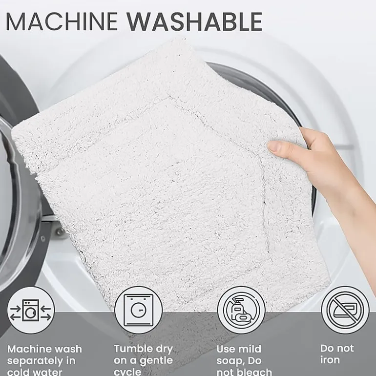 Home Weavers Inc Waterford Quick Dry 17X24 Inch Bath Rug
