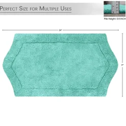 Home Weavers Inc Waterford Quick Dry 17X24 Inch Bath Rug