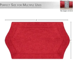 Home Weavers Inc Waterford Quick Dry 17X24 Inch Bath Rug
