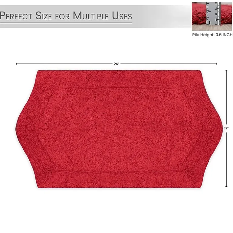 Home Weavers Inc Waterford Quick Dry 17X24 Inch Bath Rug