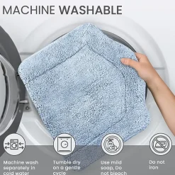 Home Weavers Inc Waterford Quick Dry 17X24 Inch Bath Rug