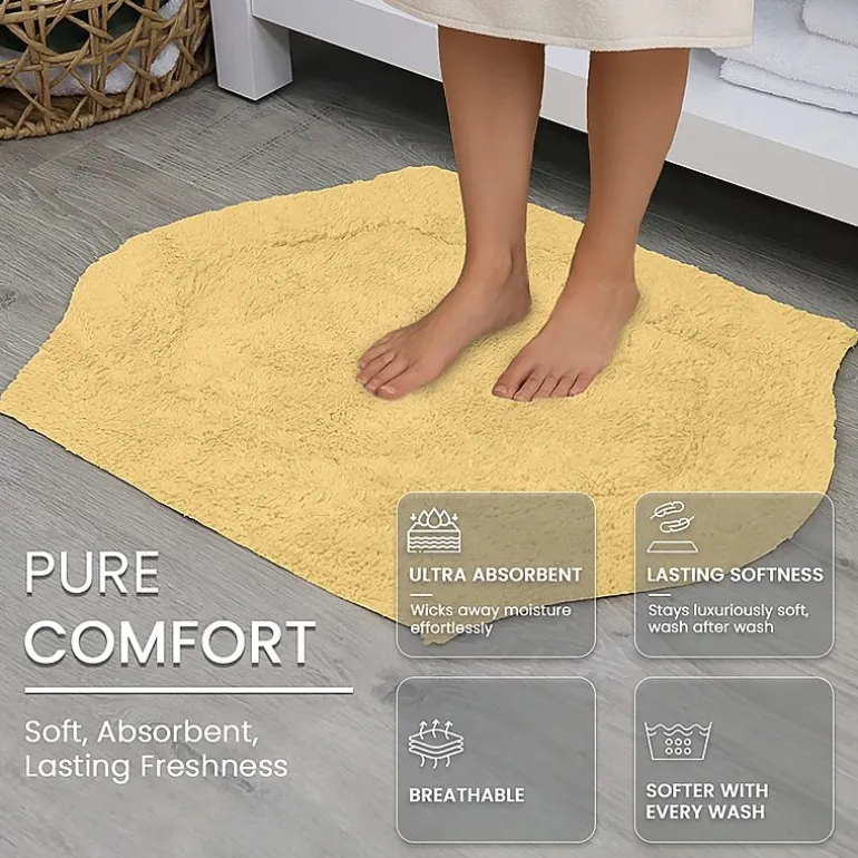 Home Weavers Inc Waterford Quick Dry 17X24 Inch Bath Rug