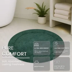 Home Weavers Inc Waterford Quick Dry Bath Rug
